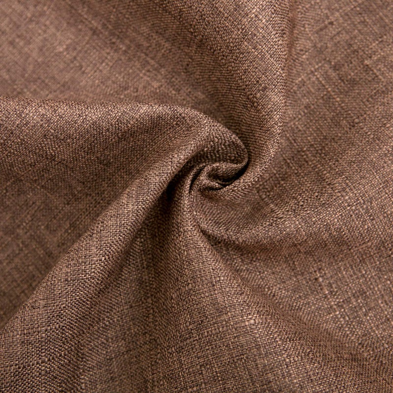 RainRoad Linen Decorative Throw Pillow Covers Cushion Cover Pillow Case for Sofa Couch Bed Chair, Soft Square Light Brown Throw Pillows 18x18 Inch,Set of 2 - Image 5